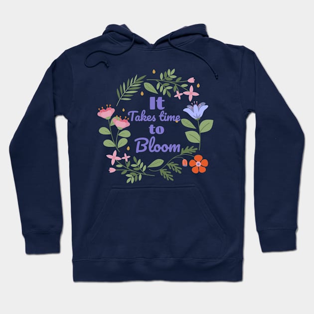 Blooming flowers Hoodie by Polynesian Vibes